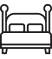 Double Wall Bed icon representing space-saving furniture
