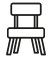 Folding Table icon representing space-saving furniture