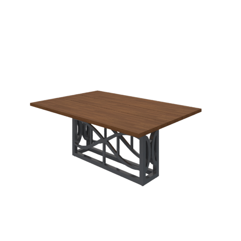 Folding Table with a modern space-saving design