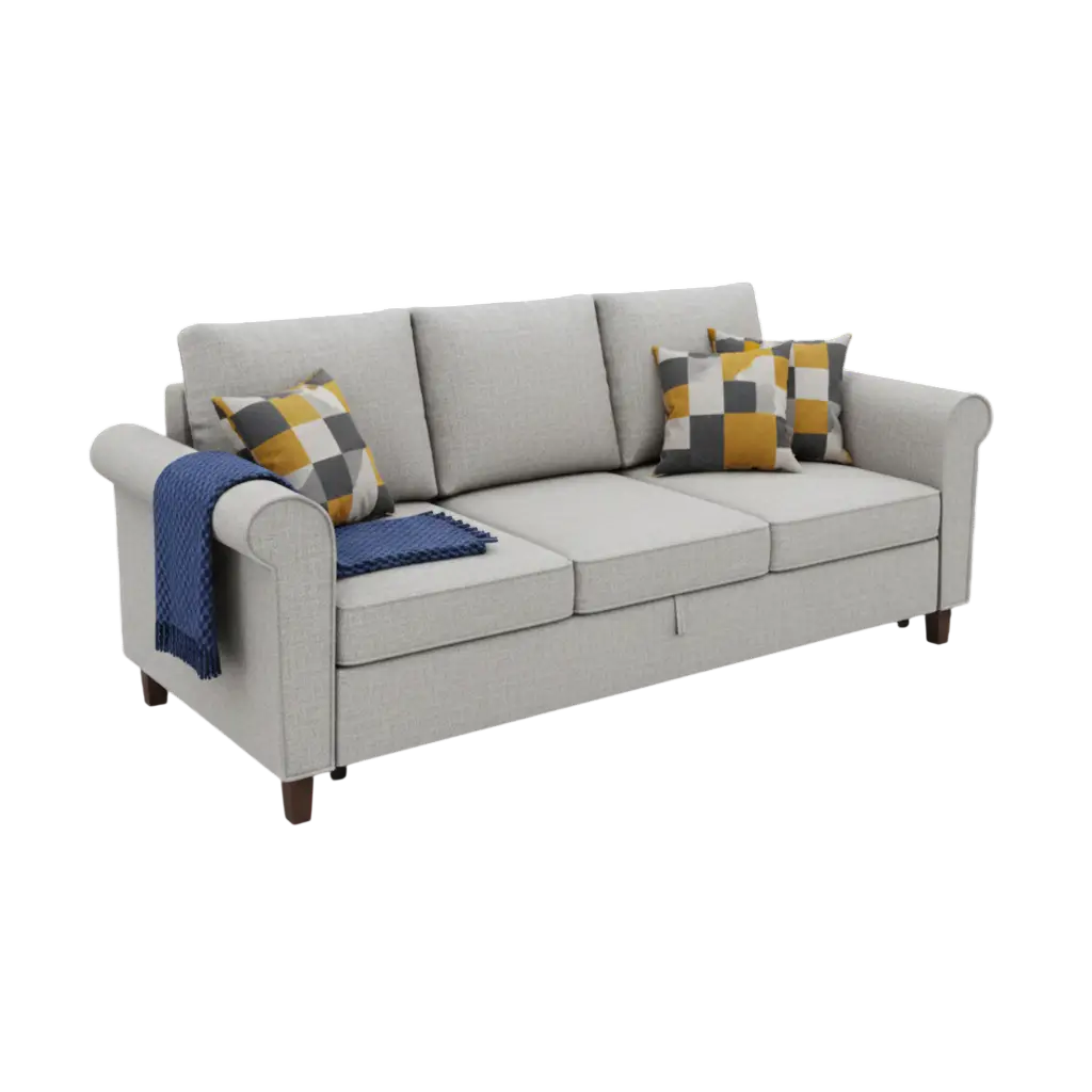 Modern sofa cum bed for compact living spaces with stylish functionality