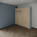 Single Wall bed with Sliding Dining Table