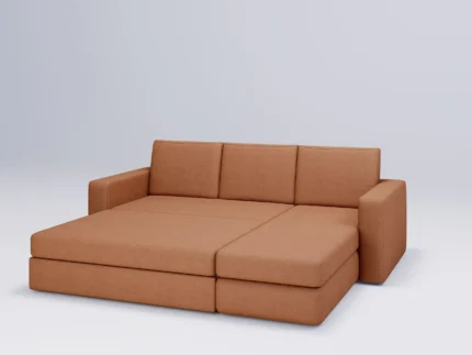 Modern Sofa cum Bed with Lounger maximizing comfort and functionality
