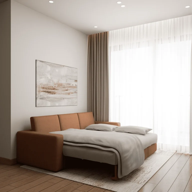 Modern Sofa cum Bed with Lounger for comfortable lounging and sleeping