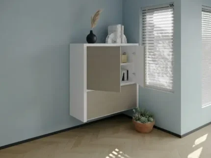 Book storage with Pull-up Table designed for multifunctional use