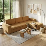XL Modern Sofa cum Bed with Lounger for compact and modern homes