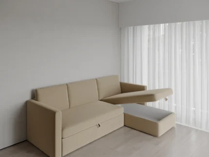XL Modern Sofa cum Bed with Lounger maximizing comfort and space