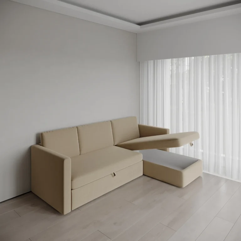XL Modern Sofa cum Bed with Lounger maximizing comfort and space
