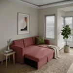 XL Modern Sofa cum Bed with Lounger transforming into a comfortable bed