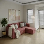 XL Modern Sofa cum Bed with Lounger in a stylish living room