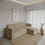 XL Modern Sofa cum Bed with lounger
