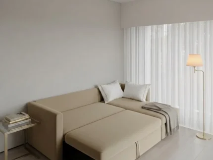 XL Modern Sofa cum Bed with Lounger for compact and modern homes
