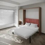 Double Wall bed with Storage - Image 2