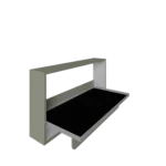 Horizontal Single Wall bed for space-saving homes
