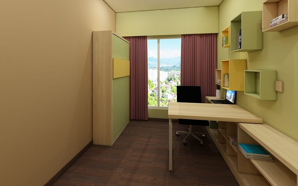 Single Wall Bed maximizing floor space in compact bedrooms