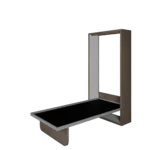 Single Wall bed with study desk for flexible living spaces