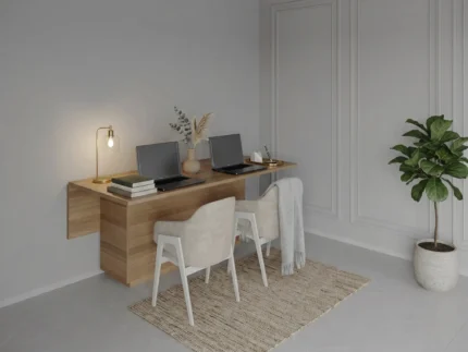 Winged Dining Folding Table for space-saving dining in modern interiors
