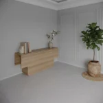 Modern Winged Folding Dining Table combining style and functionality