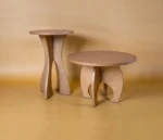 Laurel & Hardy Table Set with premium wood finish