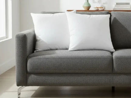 Soft cushions providing comfort and style