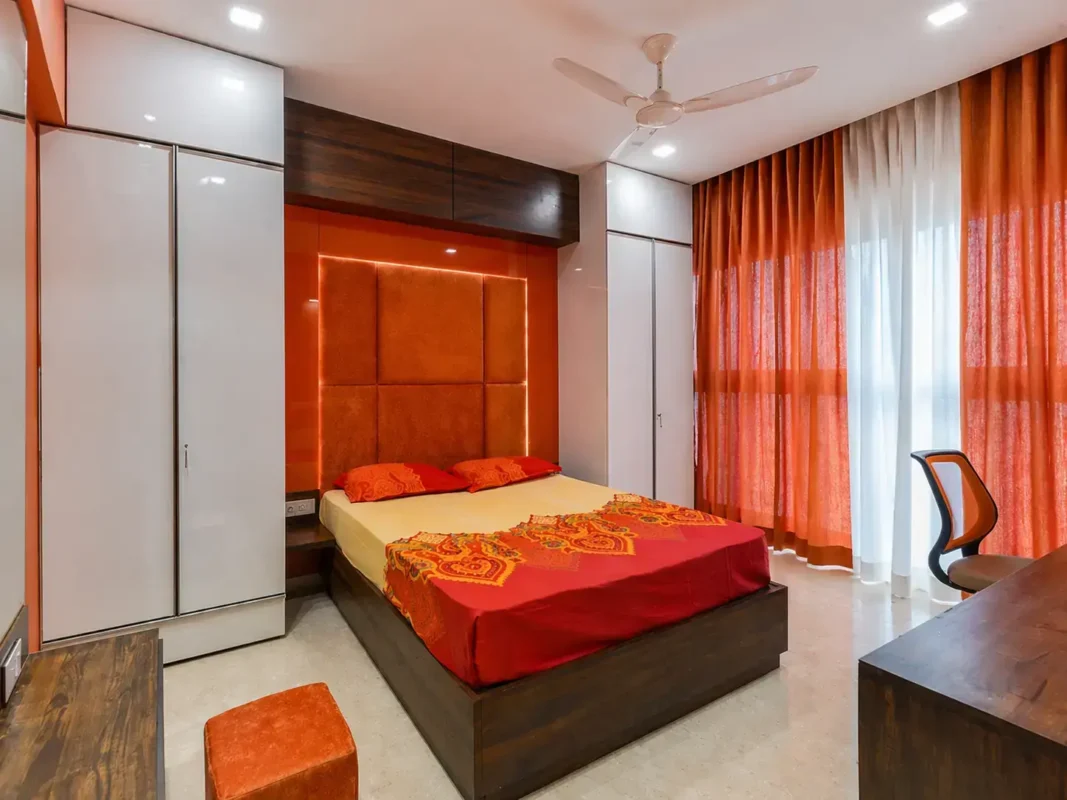Modern wall bed designed to create more floor space while enhancing bedroom functionality.