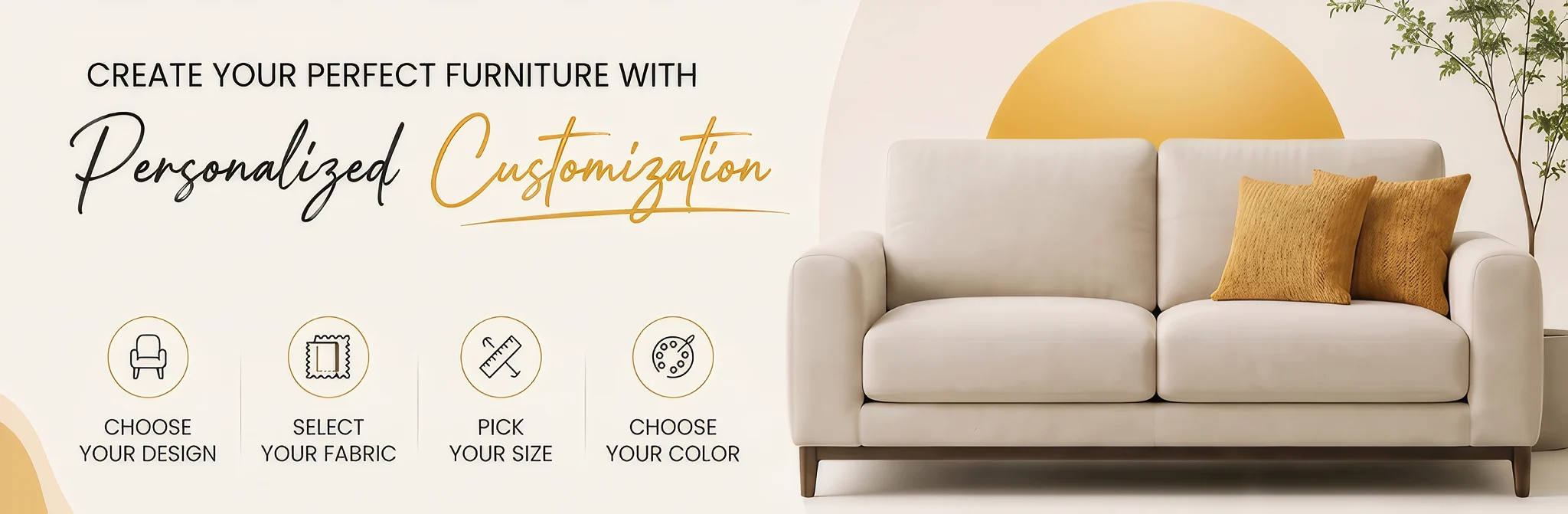 Customizable modern sofa with premium design.