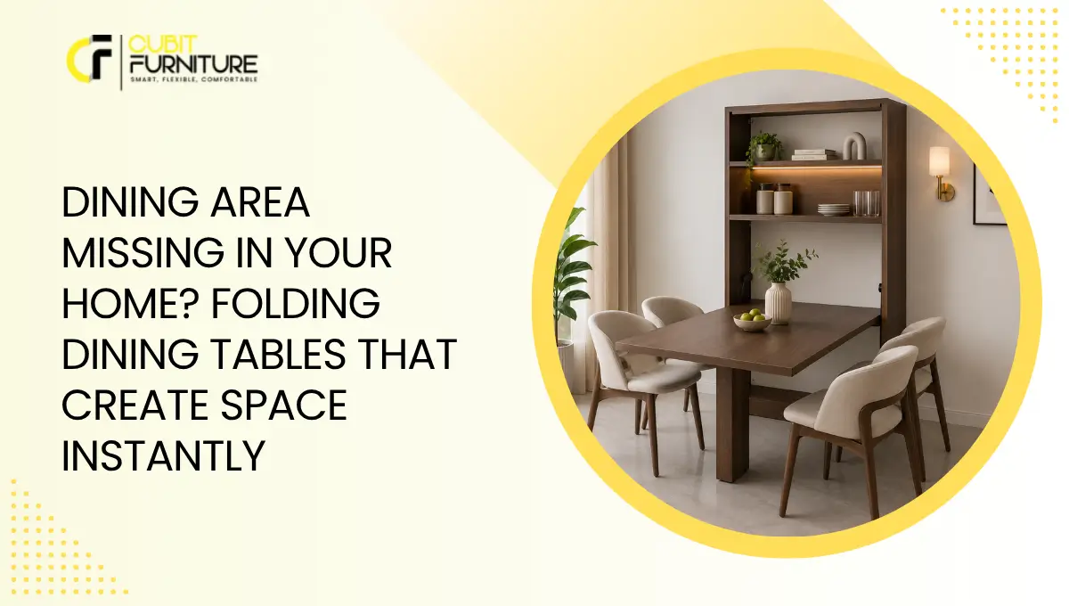 Dining Area Missing in Your Home Folding Dining Tables That Create Space Instantly