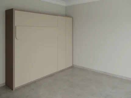 Double Wall bed with wardrobe